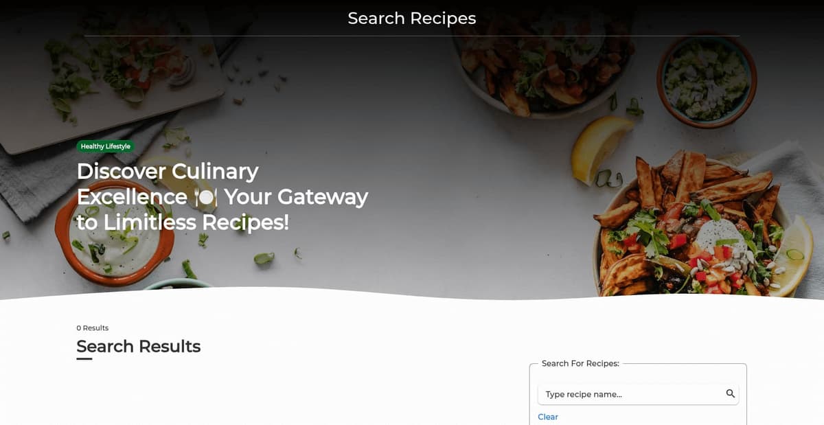 Recipes Search App